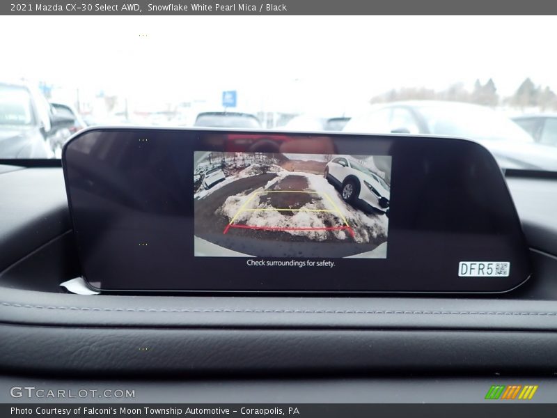 Snowflake White Pearl Mica / Black 2021 Mazda CX-30 Select AWD