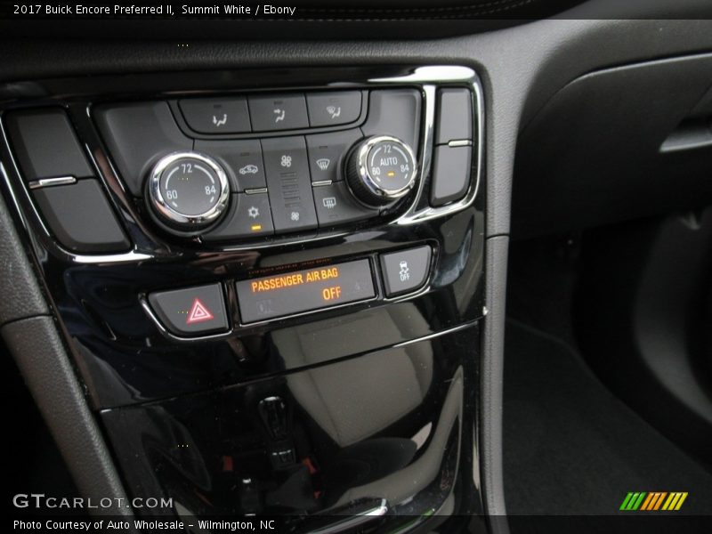 Summit White / Ebony 2017 Buick Encore Preferred II
