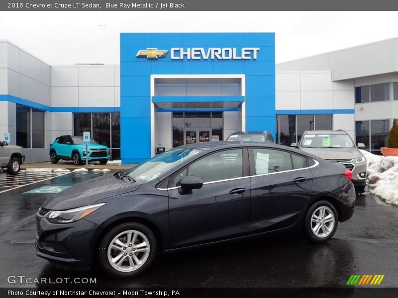 Blue Ray Metallic / Jet Black 2016 Chevrolet Cruze LT Sedan