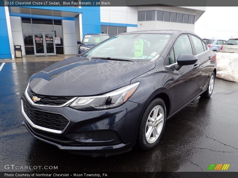 Blue Ray Metallic / Jet Black 2016 Chevrolet Cruze LT Sedan