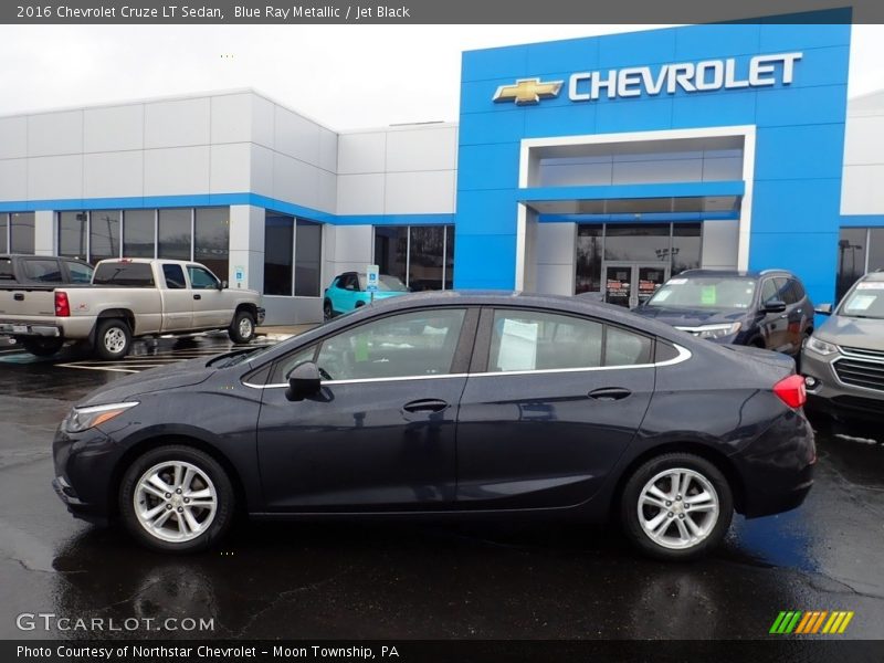 Blue Ray Metallic / Jet Black 2016 Chevrolet Cruze LT Sedan