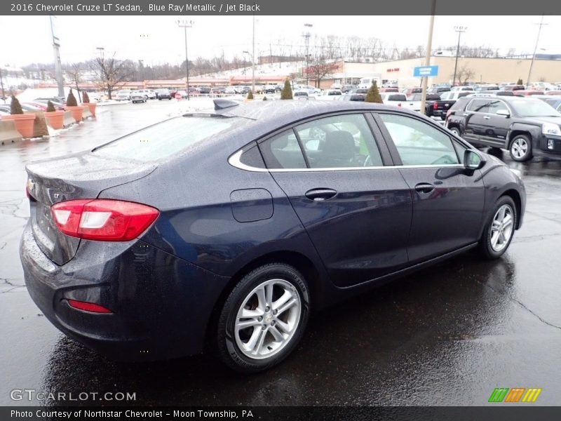 Blue Ray Metallic / Jet Black 2016 Chevrolet Cruze LT Sedan