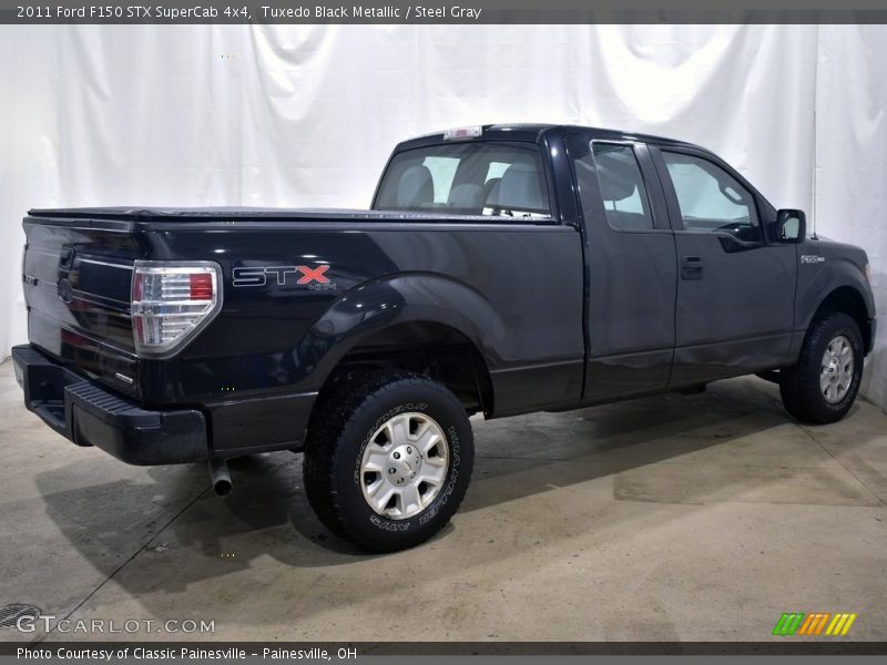 Tuxedo Black Metallic / Steel Gray 2011 Ford F150 STX SuperCab 4x4