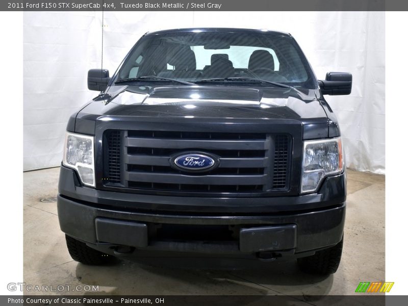 Tuxedo Black Metallic / Steel Gray 2011 Ford F150 STX SuperCab 4x4