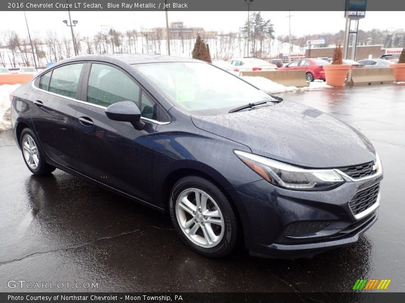 Blue Ray Metallic / Jet Black 2016 Chevrolet Cruze LT Sedan