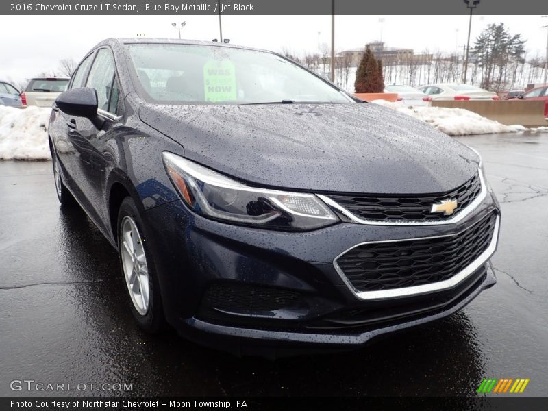 Blue Ray Metallic / Jet Black 2016 Chevrolet Cruze LT Sedan