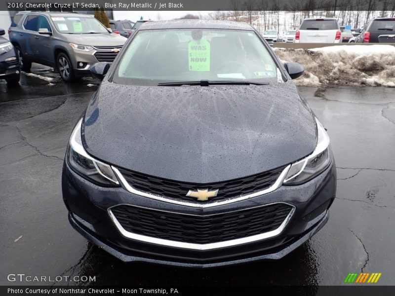 Blue Ray Metallic / Jet Black 2016 Chevrolet Cruze LT Sedan