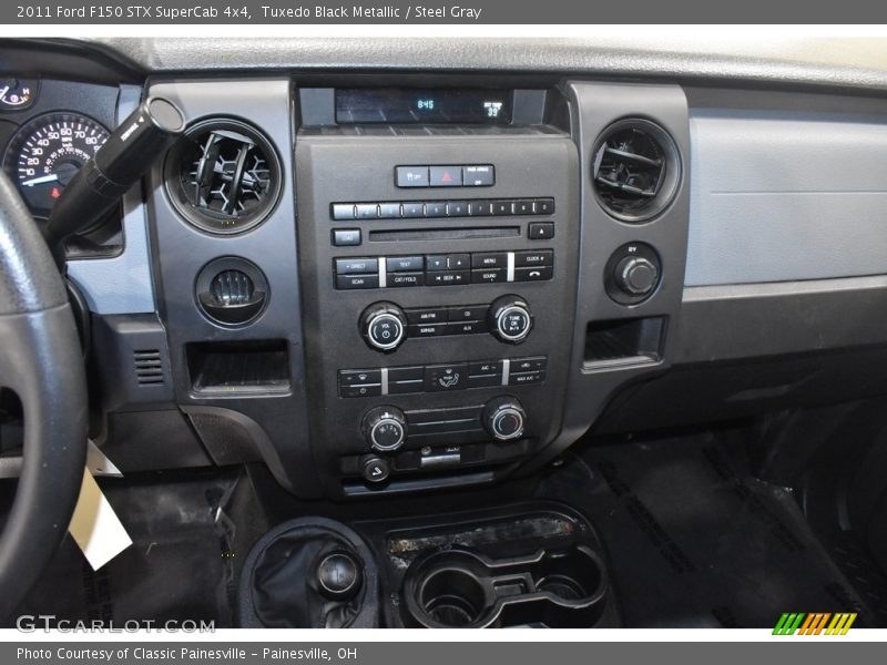 Tuxedo Black Metallic / Steel Gray 2011 Ford F150 STX SuperCab 4x4