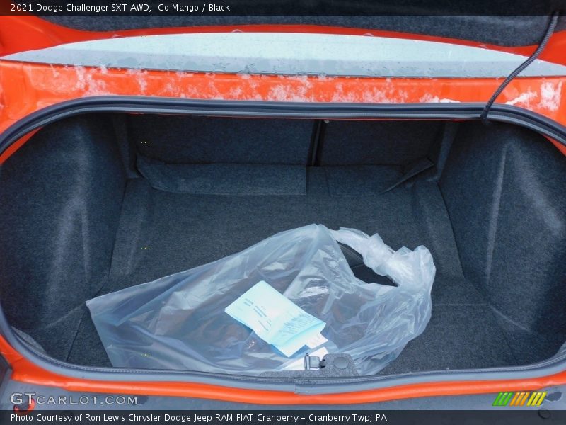 Go Mango / Black 2021 Dodge Challenger SXT AWD