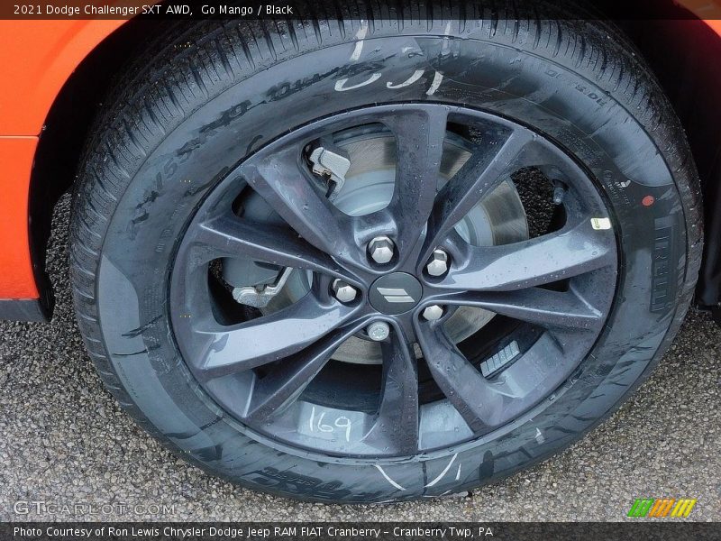 Go Mango / Black 2021 Dodge Challenger SXT AWD