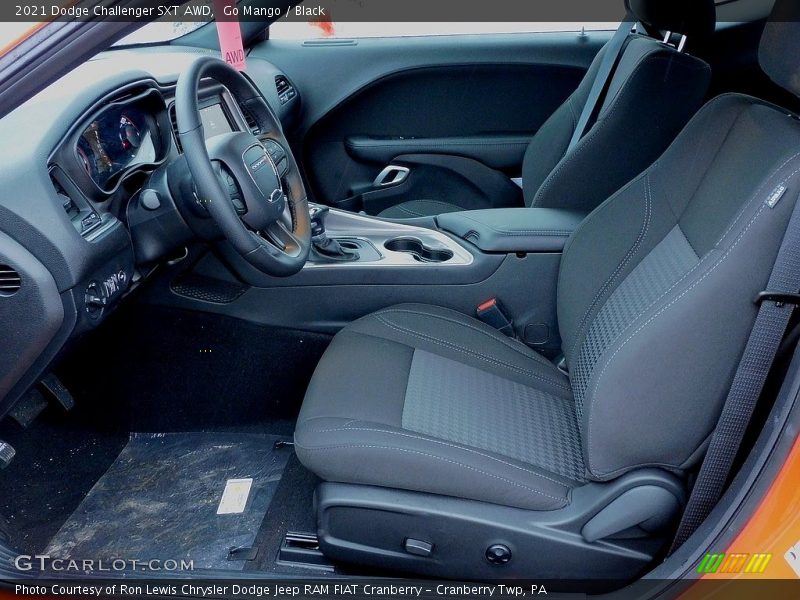 Go Mango / Black 2021 Dodge Challenger SXT AWD