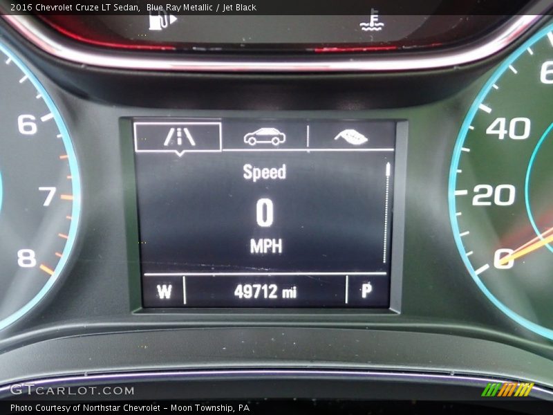 Blue Ray Metallic / Jet Black 2016 Chevrolet Cruze LT Sedan