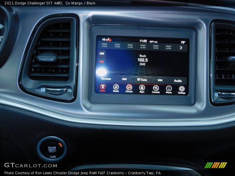 Go Mango / Black 2021 Dodge Challenger SXT AWD