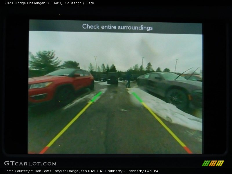Go Mango / Black 2021 Dodge Challenger SXT AWD