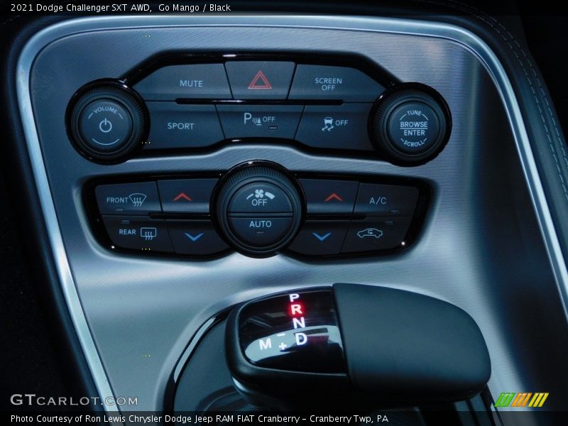 Go Mango / Black 2021 Dodge Challenger SXT AWD