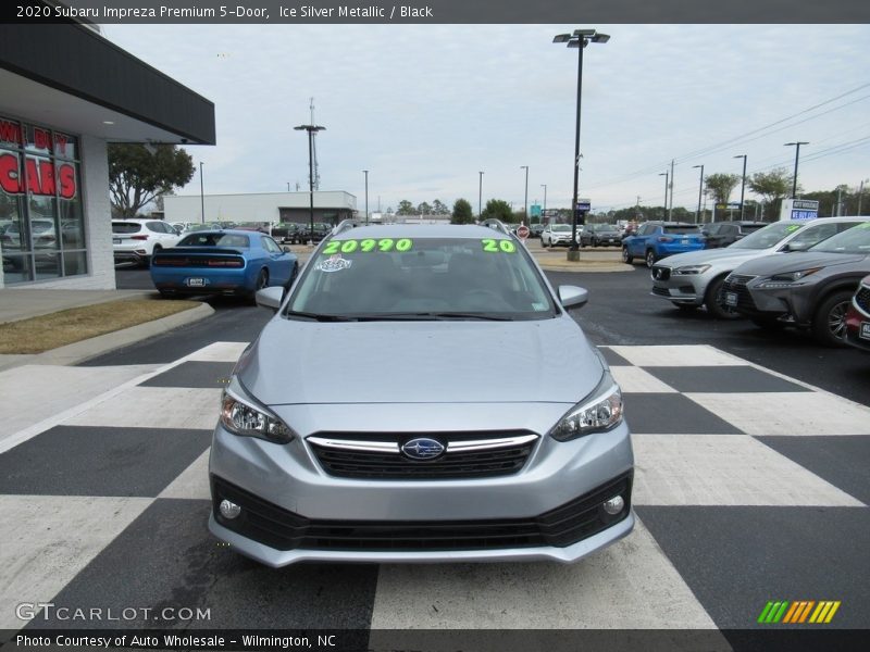 Ice Silver Metallic / Black 2020 Subaru Impreza Premium 5-Door