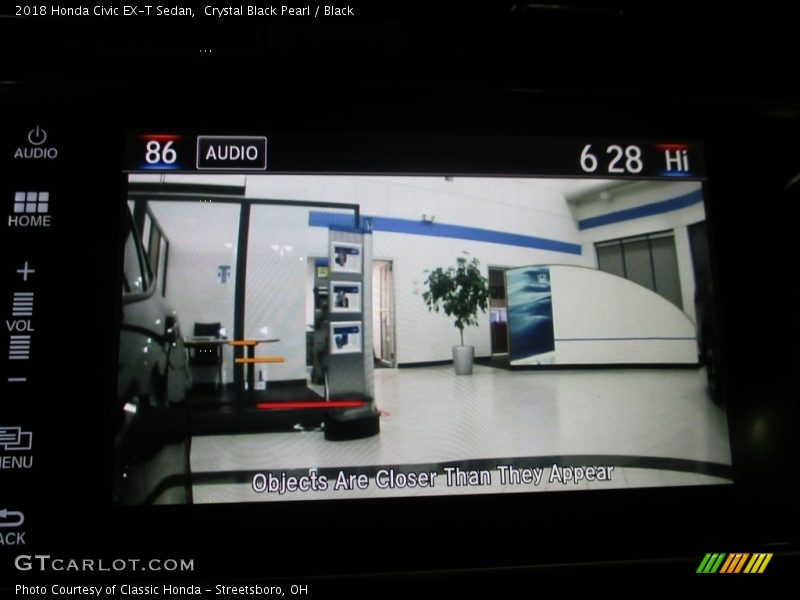 Crystal Black Pearl / Black 2018 Honda Civic EX-T Sedan