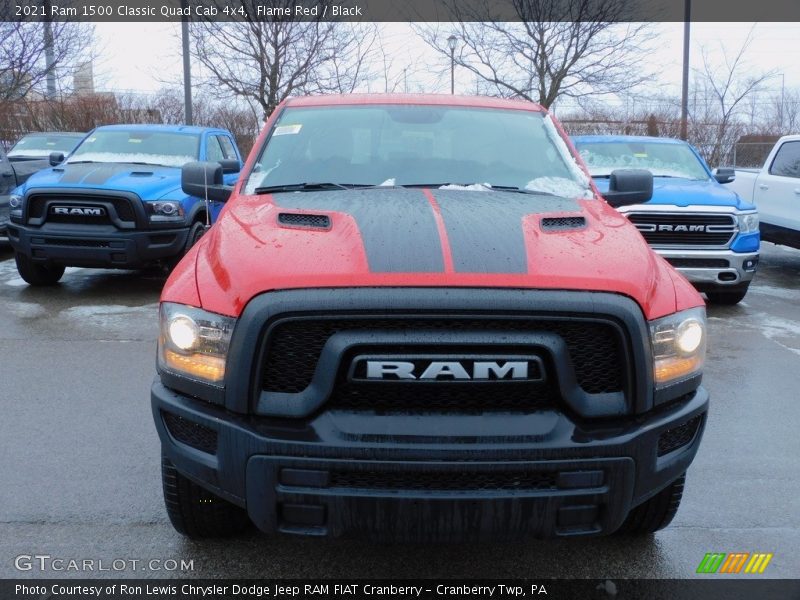 Flame Red / Black 2021 Ram 1500 Classic Quad Cab 4x4