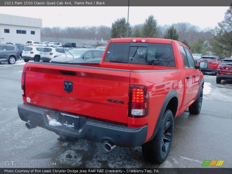 Flame Red / Black 2021 Ram 1500 Classic Quad Cab 4x4