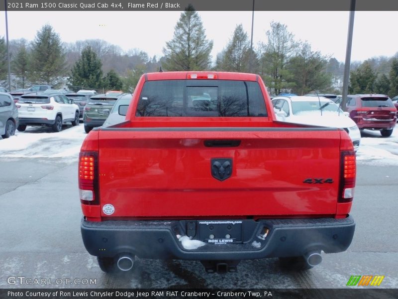 Flame Red / Black 2021 Ram 1500 Classic Quad Cab 4x4