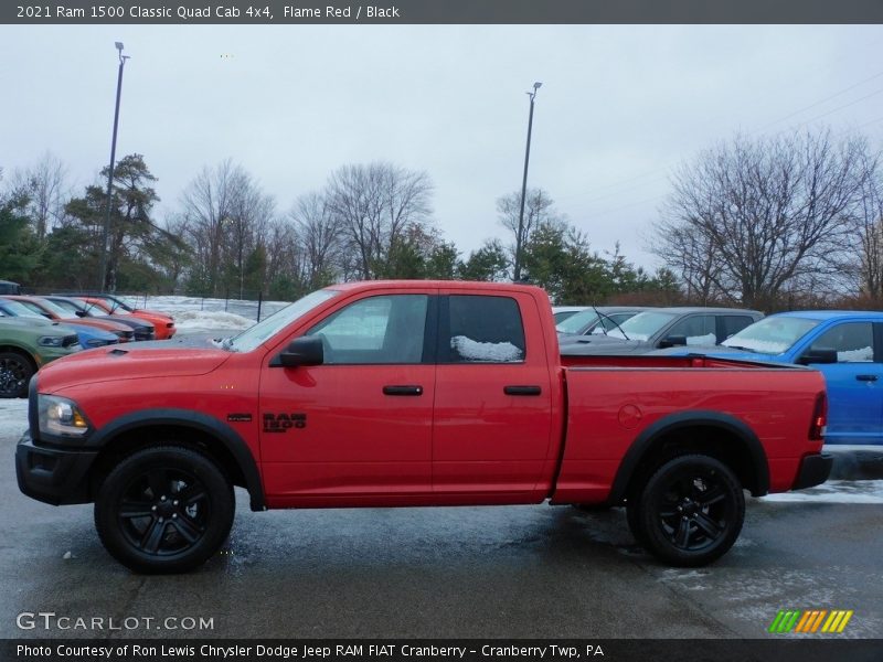 Flame Red / Black 2021 Ram 1500 Classic Quad Cab 4x4