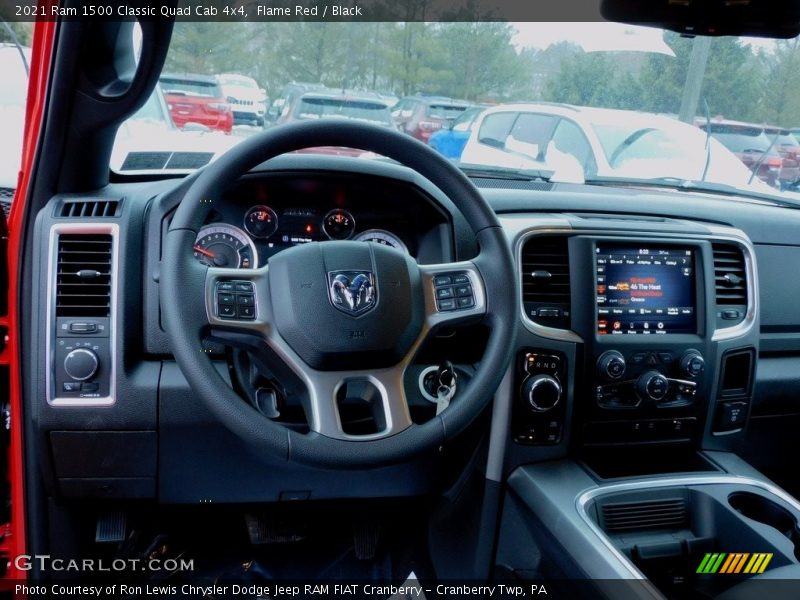Flame Red / Black 2021 Ram 1500 Classic Quad Cab 4x4