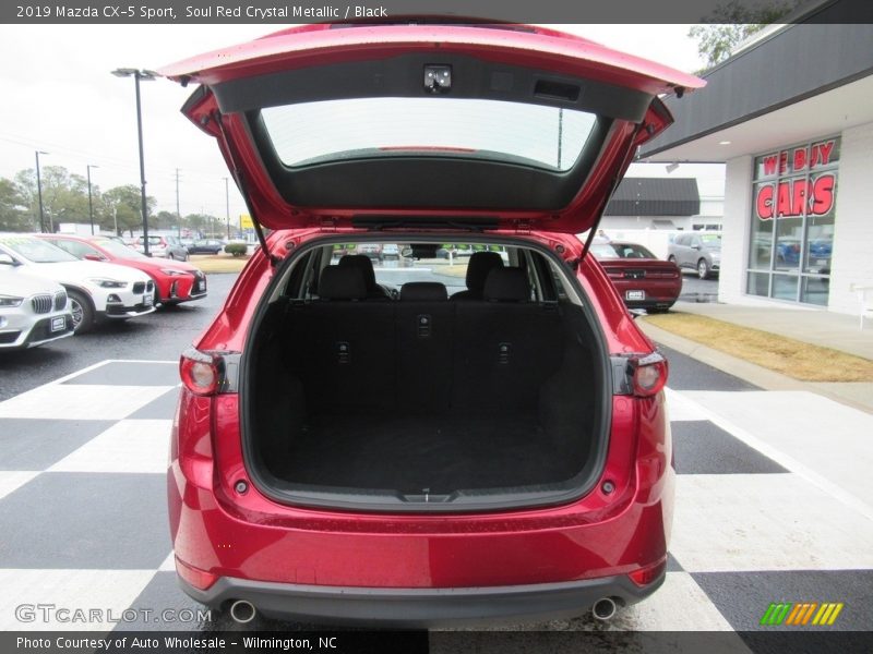 Soul Red Crystal Metallic / Black 2019 Mazda CX-5 Sport