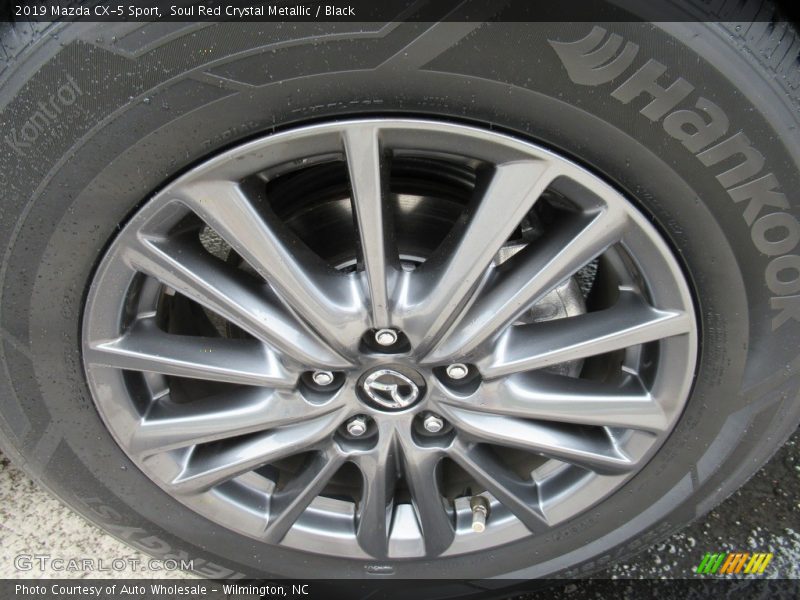 Soul Red Crystal Metallic / Black 2019 Mazda CX-5 Sport