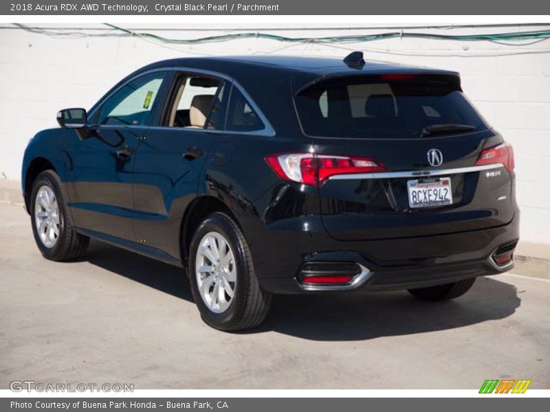 Crystal Black Pearl / Parchment 2018 Acura RDX AWD Technology