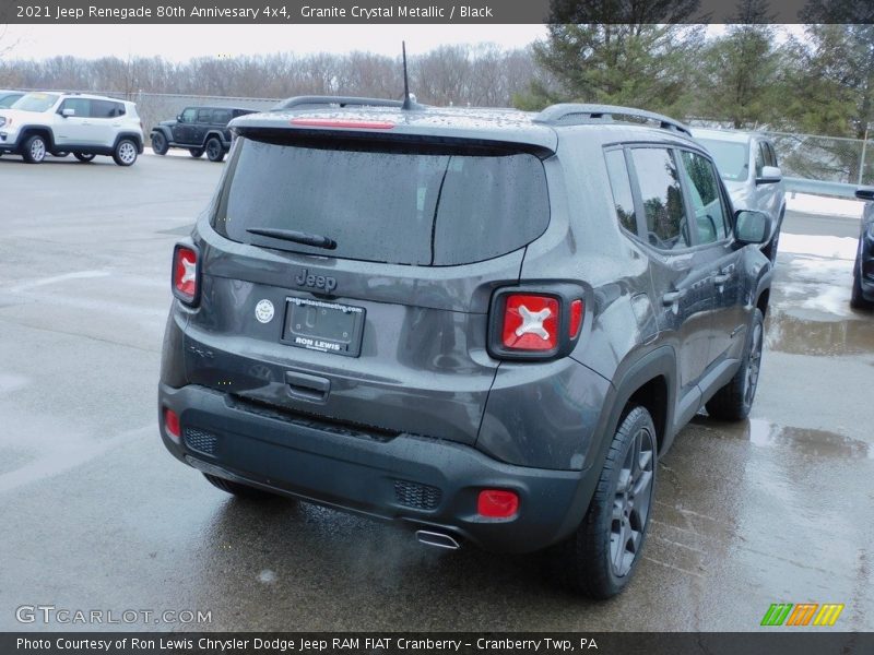 Granite Crystal Metallic / Black 2021 Jeep Renegade 80th Annivesary 4x4