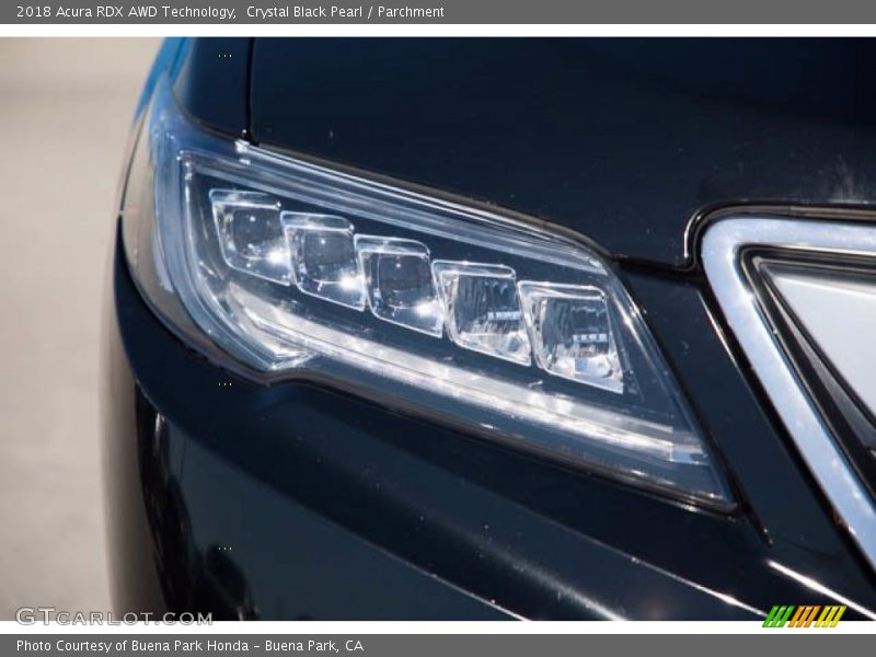 Crystal Black Pearl / Parchment 2018 Acura RDX AWD Technology