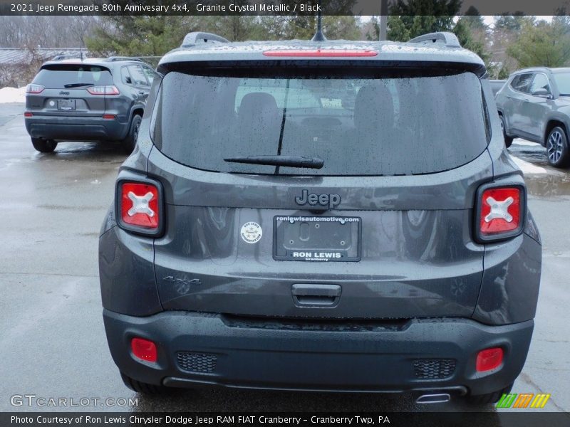 Granite Crystal Metallic / Black 2021 Jeep Renegade 80th Annivesary 4x4