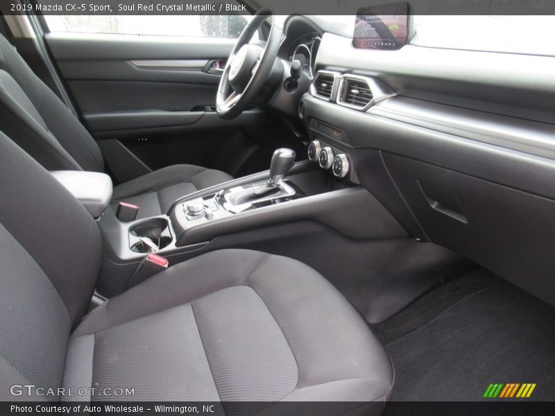Soul Red Crystal Metallic / Black 2019 Mazda CX-5 Sport