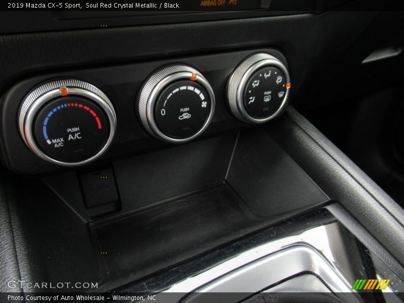 Soul Red Crystal Metallic / Black 2019 Mazda CX-5 Sport