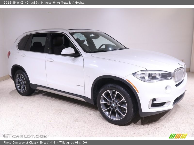 Mineral White Metallic / Mocha 2018 BMW X5 xDrive35i