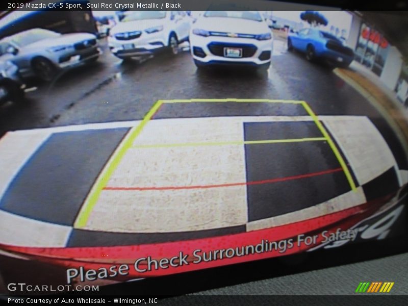 Soul Red Crystal Metallic / Black 2019 Mazda CX-5 Sport