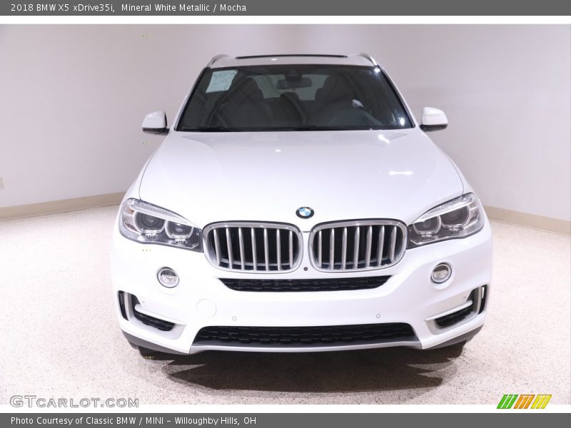 Mineral White Metallic / Mocha 2018 BMW X5 xDrive35i
