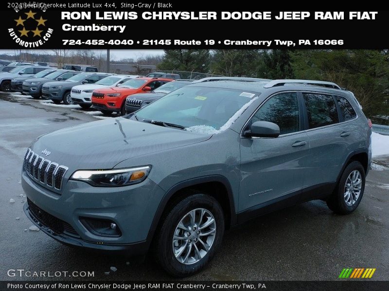 Sting-Gray / Black 2021 Jeep Cherokee Latitude Lux 4x4