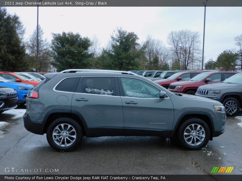 Sting-Gray / Black 2021 Jeep Cherokee Latitude Lux 4x4