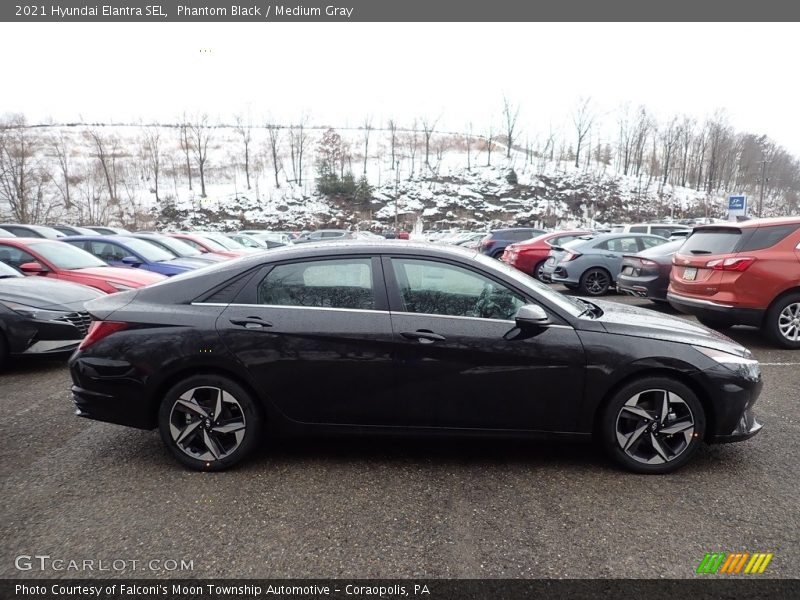 Phantom Black / Medium Gray 2021 Hyundai Elantra SEL