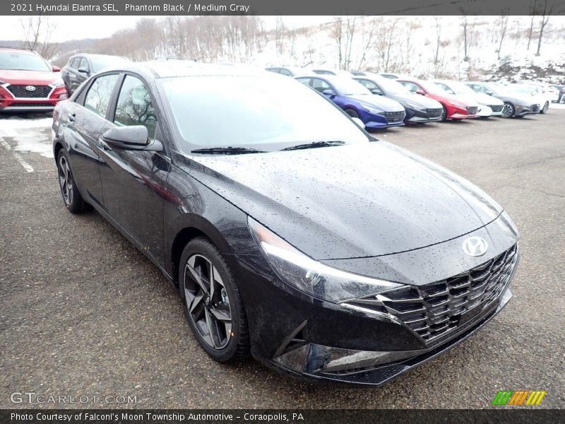 Phantom Black / Medium Gray 2021 Hyundai Elantra SEL