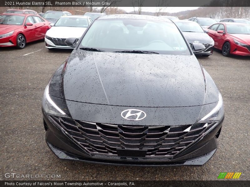 Phantom Black / Medium Gray 2021 Hyundai Elantra SEL