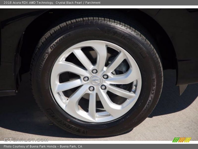 Crystal Black Pearl / Parchment 2018 Acura RDX AWD Technology