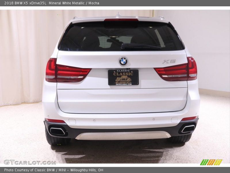 Mineral White Metallic / Mocha 2018 BMW X5 xDrive35i
