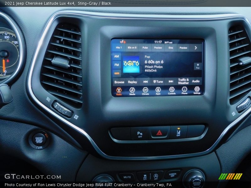 Sting-Gray / Black 2021 Jeep Cherokee Latitude Lux 4x4