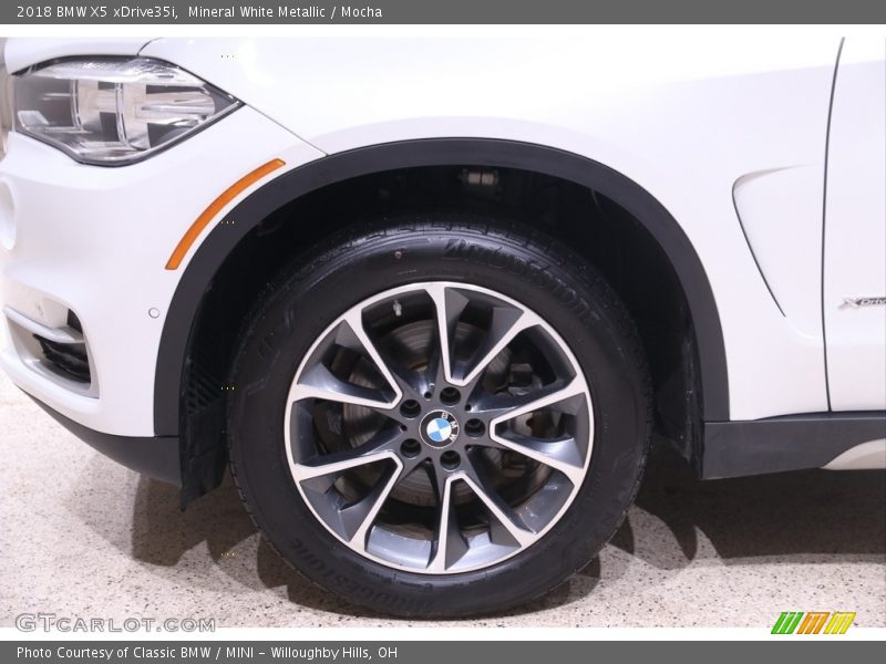 Mineral White Metallic / Mocha 2018 BMW X5 xDrive35i