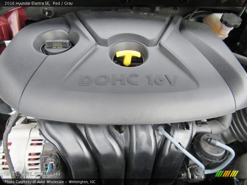 Red / Gray 2016 Hyundai Elantra SE