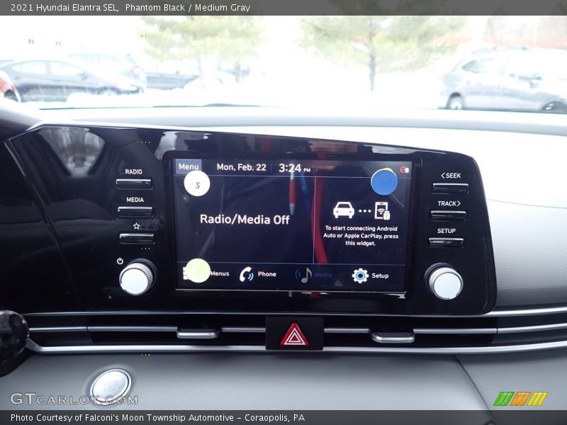 Phantom Black / Medium Gray 2021 Hyundai Elantra SEL