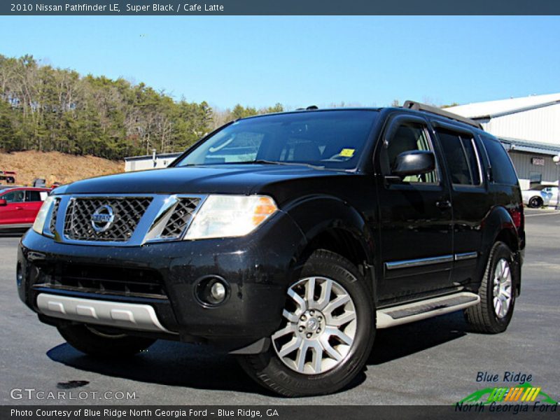 Super Black / Cafe Latte 2010 Nissan Pathfinder LE