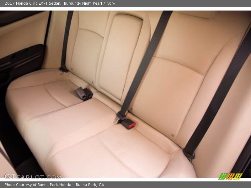 Burgundy Night Pearl / Ivory 2017 Honda Civic EX-T Sedan